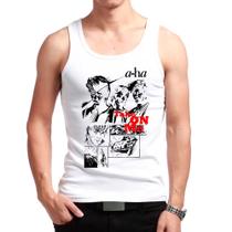 Camiseta Regata Banda A-HA, rock new wave, anos 80, exclusiva Camiseta Regata Banda A-HA, rock new wave, anos 80, exclusiva
