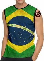 Camiseta Regata bandeira Brasil MASCULINA blusa