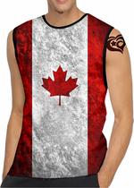 Camiseta Regata Bandeira Canada MASCULINA