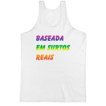 Camiseta Regata Baseada em surtos reais