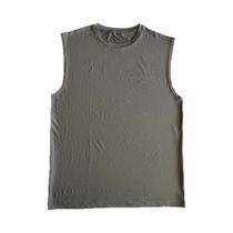 Camiseta regata basica fitness, tamanho g, verde musgo basic+