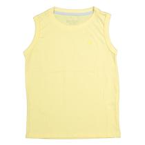 Camiseta Regata Básica Infantil Menino Amarela Ogochi