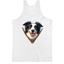 Camiseta Regata Border Collie no Ziper