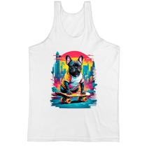 Camiseta Regata Bulldog skatista color urbano