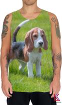 Camiseta Regata Cachorro Beagle Raças Filhote Fofo Dog 1 Camiseta Regata Cachorro Beagle Raças Filhote Fofo Dog 1