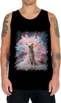 Camiseta Regata Cachorro Explosão de Cores Hipnotizante 1