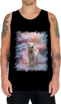 Camiseta Regata Cachorro Explosão de Cores Hipnotizante 3