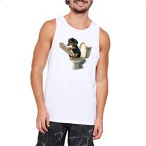 Camiseta Regata Cachorro Salsisha na sala de forca Camiseta Regata Cachorro Salsisha na sala de forca