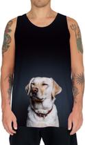 Camiseta Regata Cão Desconfiado Cãozinho Doguinho 1 - Kasubeck Store