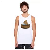 Camiseta Regata Capivara banho ofuro