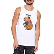 Camiseta Regata Capivara de boas com cafe