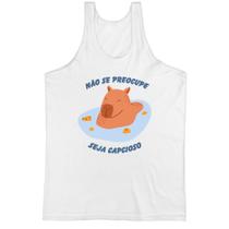 Camiseta Regata Capivara de boas na lagoa Camiseta Regata Capivara de boas na lagoa