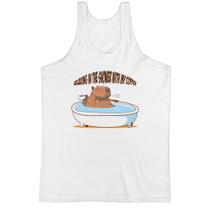 Camiseta Regata Capivara de boas no banho