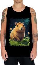Camiseta Regata Capivara do Bem Animalzinho 13 Camiseta Regata Capivara do Bem Animalzinho 13