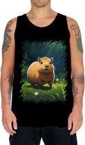 Camiseta Regata Capivara do Bem Animalzinho 15 Camiseta Regata Capivara do Bem Animalzinho 15