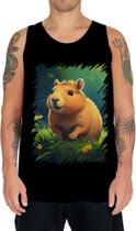 Camiseta Regata Capivara do Bem Animalzinho 17 Camiseta Regata Capivara do Bem Animalzinho 17