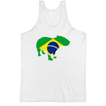Camiseta Regata Capivara Fauna Brasileira Camiseta Regata Capivara Fauna Brasileira