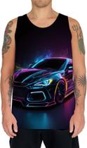 Camiseta Regata Carro Neon Dark Silhuette Sportive 1 Camiseta Regata Carro Neon Dark Silhuette Sportive 1