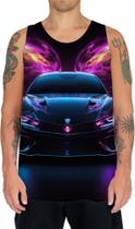 Camiseta Regata Carro Neon Dark Silhuette Sportive 2 Camiseta Regata Carro Neon Dark Silhuette Sportive 2