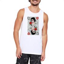 Camiseta Regata Carta Rainha Catrina Camiseta Regata Carta Rainha Catrina