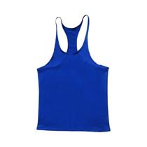 Camiseta Regata Casual Para Treino Em Tamanho plus Para Homens, Cor Sólida, Estilo