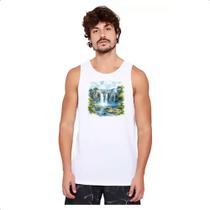 Camiseta Regata Cataratas do Iguacu watercolor