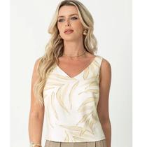 Camiseta Regata Cativa Feminina Estampada de Verão Camiseta Regata Cativa Feminina Estampada de Verão