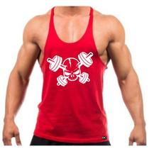 Camiseta Regata Cavada Masculina Academia Treino Musculação
