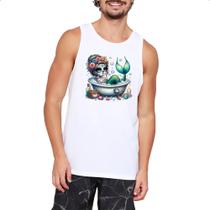 Camiseta Regata Caveira catrina sereia