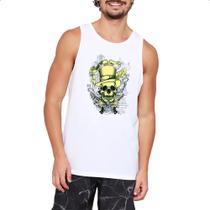 Camiseta Regata Caveira e revolveres