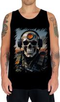 Camiseta Regata Caveira Militar Logo Guerra 4 Camiseta Regata Caveira Militar Logo Guerra 4