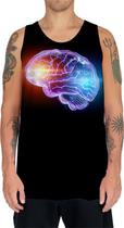 Camiseta Regata Cérebro Inteligência Mental Psicologia HD 11