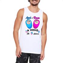 Camiseta Regata Cha Revelacao a Vovo te adora