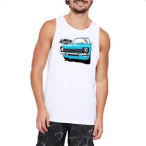 Camiseta Regata Chevette Azul primeira geracao