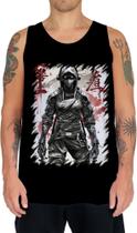 Camiseta Regata Ciborgue Ninja Robô Espreita 10 Camiseta Regata Ciborgue Ninja Robô Espreita 10
