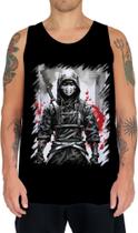 Camiseta Regata Ciborgue Ninja Robô Espreita 6 Camiseta Regata Ciborgue Ninja Robô Espreita 6