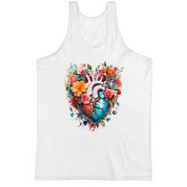 Camiseta Regata Coracao da natureza Camiseta Regata Coracao da natureza