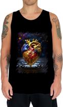 Camiseta Regata Coração de Ouro Líquido Gold Heart 6 - Kasubeck Store