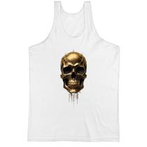 Camiseta Regata Cranio de ouro