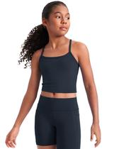 Camiseta regata CRZ YOGA Girl Butterluxe com forro duplo azul crepuscular Camiseta regata CRZ YOGA Girl Butterluxe com forro duplo azul crepuscular