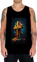 Camiseta Regata da Cruz de Jesus Igreja Fé 17