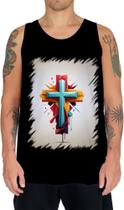 Camiseta Regata da Cruz de Jesus Igreja Fé 23
