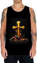 Camiseta Regata da Cruz de Jesus Igreja Fé 24