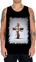 Camiseta Regata da Cruz de Jesus Igreja Fé 28