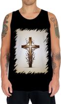 Camiseta Regata da Cruz de Jesus Igreja Fé 39