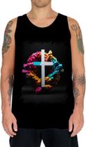 Camiseta Regata da Cruz de Jesus Igreja Fé 46