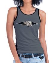 Camiseta regata de Gato FEMININA Animal Ziper