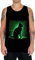 Camiseta Regata de Gato Oráculo Hacker Binário Mat 4