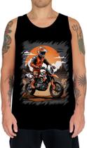 Camiseta Regata de Motocross Moto Adrenalina 11