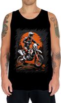 Camiseta Regata de Motocross Moto Adrenalina 14